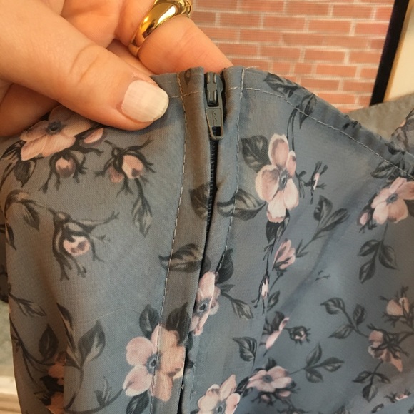 Floral structured vintage crop top - Picture 4 of 5